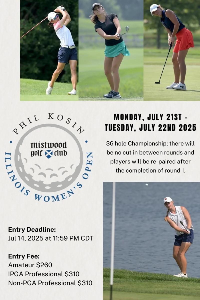 Illinois Women's Open event marketing email