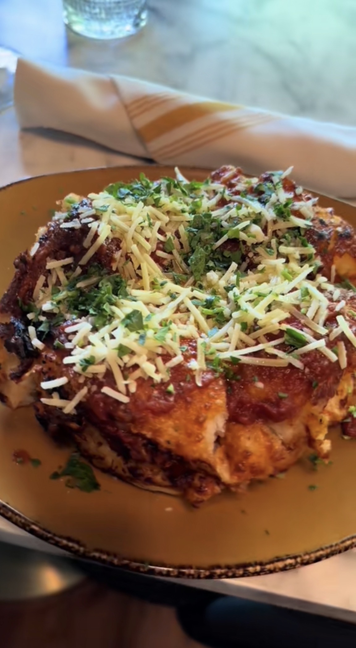 Focaccia Deep Dish Pizza Return