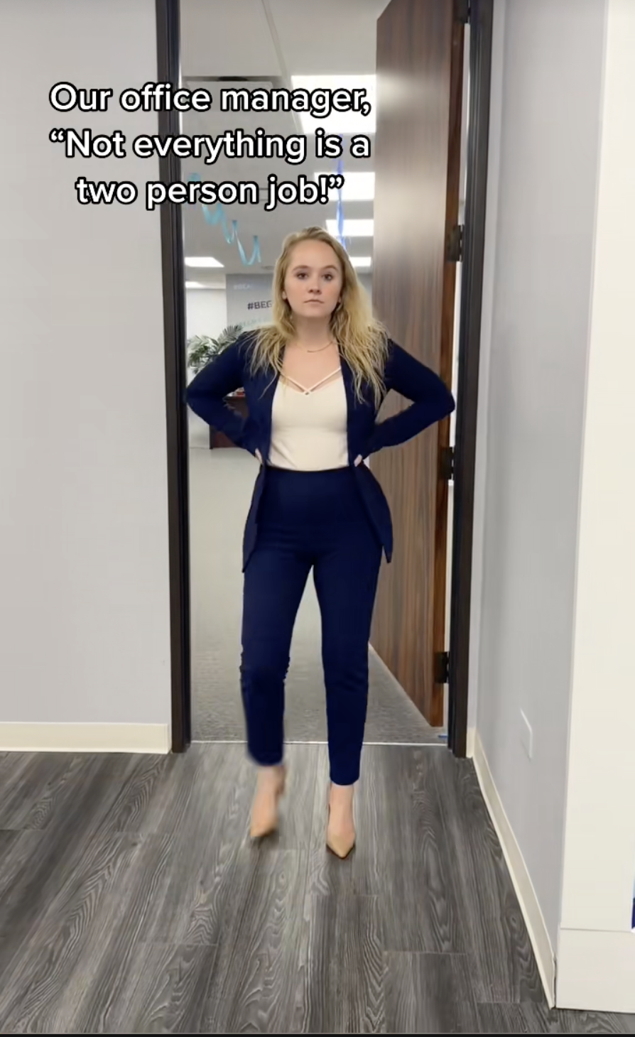 "Not Everything Is a Two-Person Job"