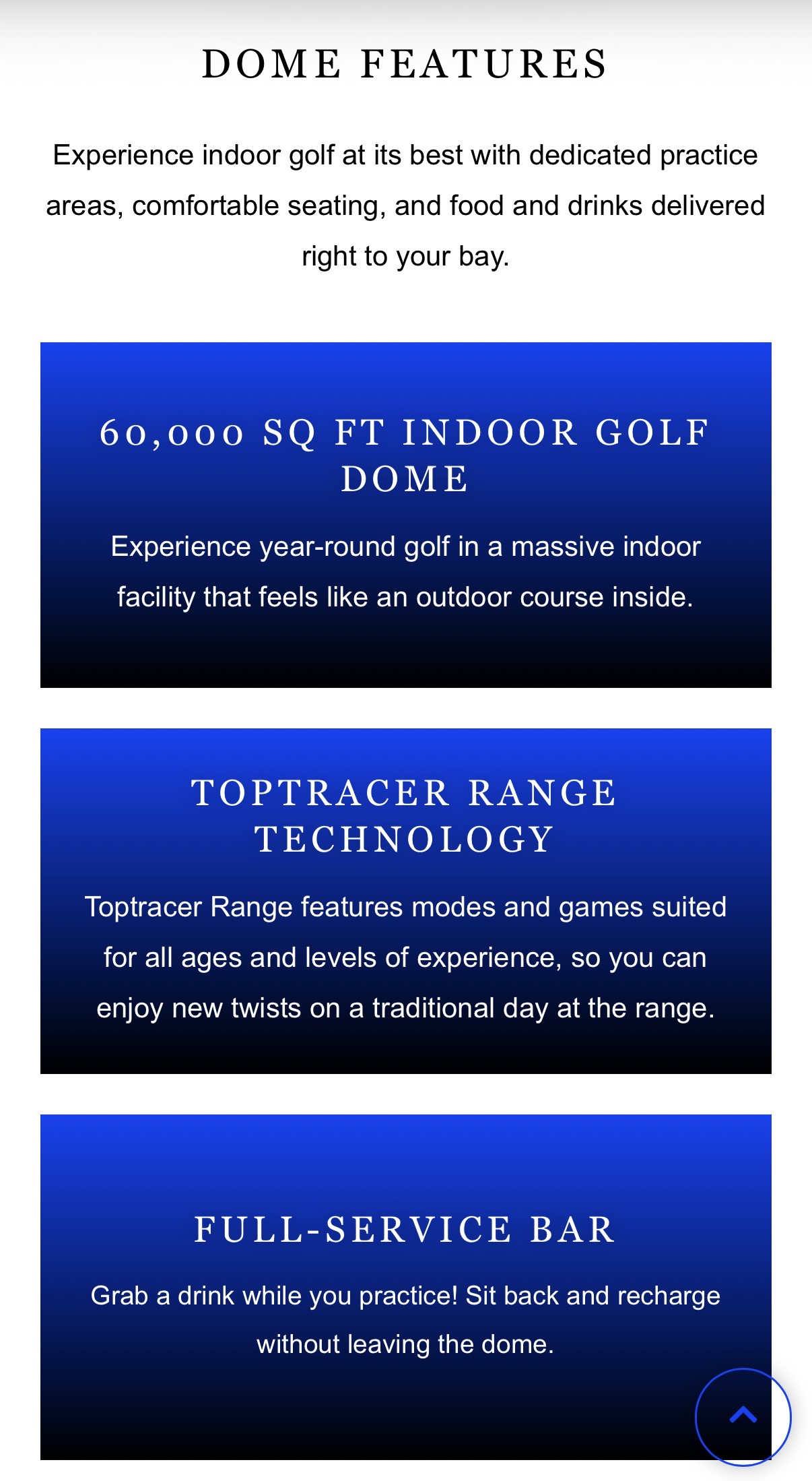 Mistwood Golf Dome — Dome Features