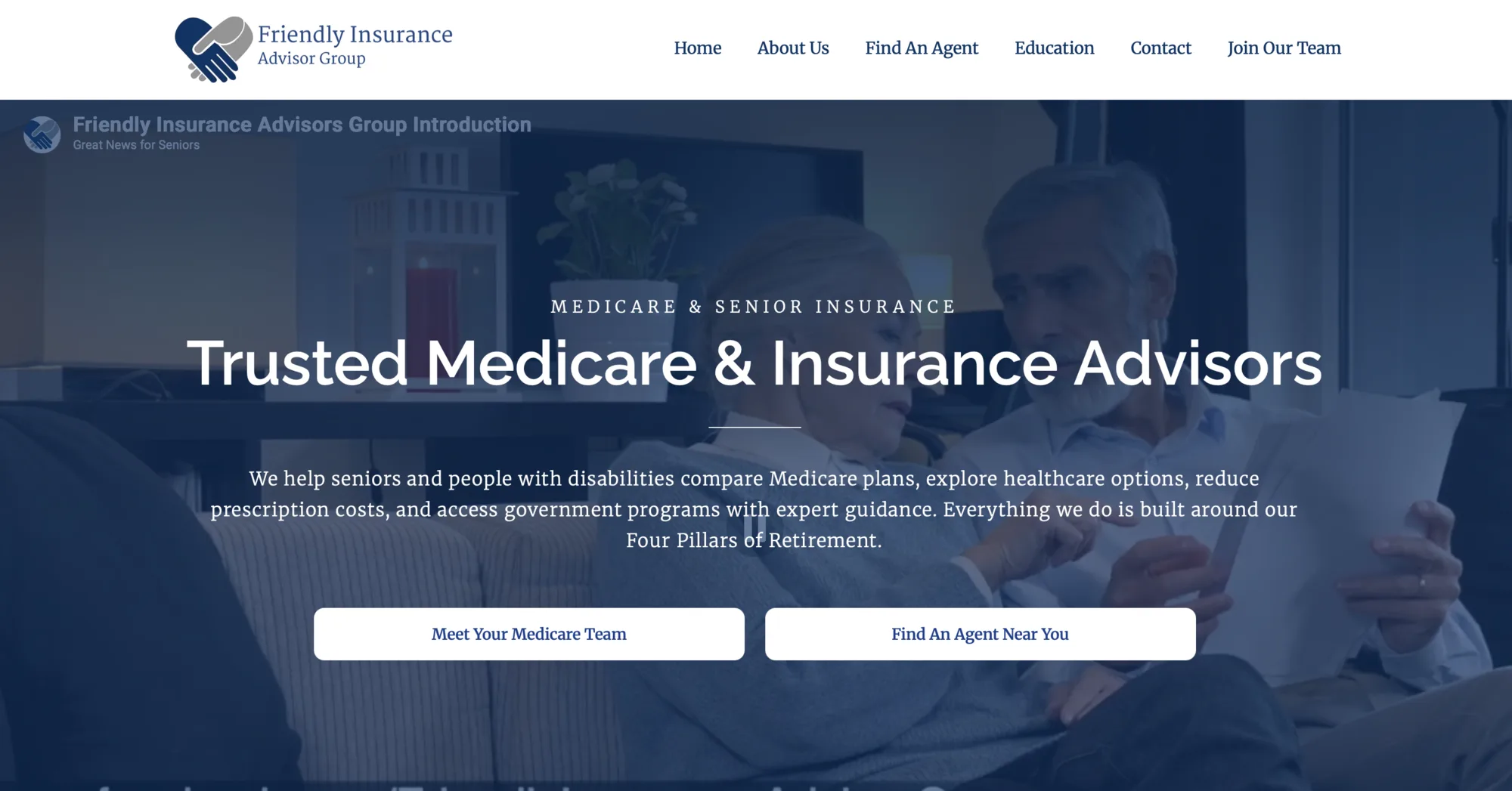 friendlyinsgroup.com website preview